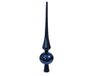 Othmar Decorations Kerstboom piek - blauw - 28 cm - kunststof