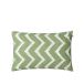 Chhatwal & Jonsson Coussin Ikat Sema sauge/blanc cassé, 40 cm