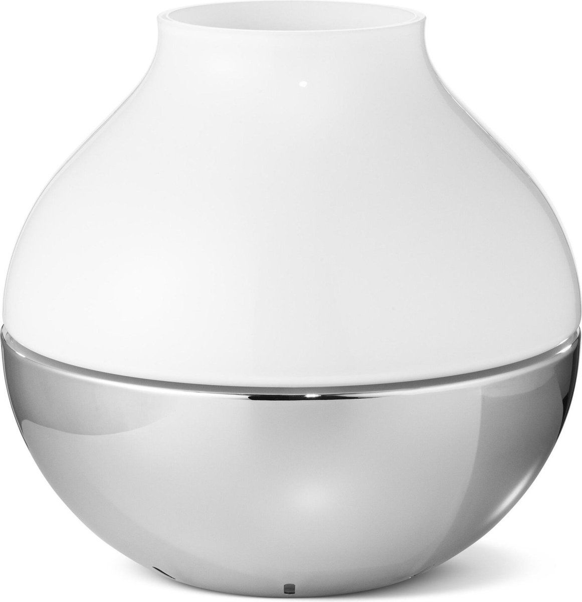 Georg Jensen Windlicht - Ø 23 cm - RVS/Melkglas - 5713275048664