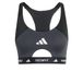 adidas dames Techfit Workout Color Block Medium Support Bra, black/carbon, S