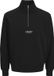 JACK&JONES JJESOHO SWEAT QUARTER ZIP HN NOOS PLS Heren Sweater Zwart 3XL