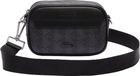 Lacoste The Blend Reporter Schoudertas S 19 cm monogram black gray