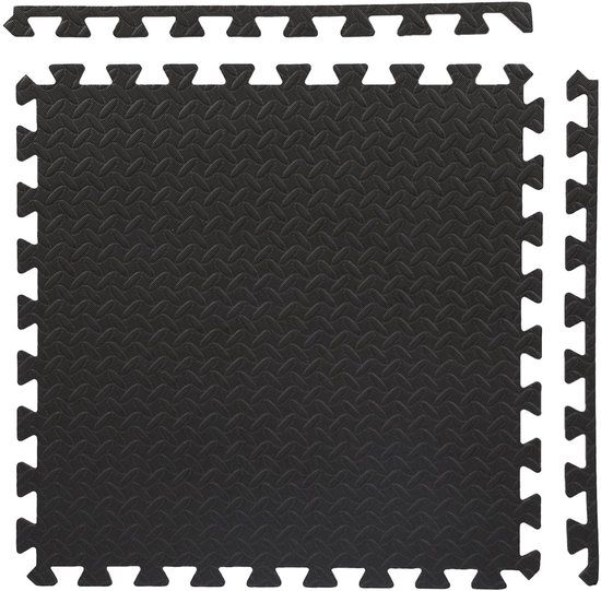 HMS MP12 Serie - Puzzelmat - 4 Elementen - 12mm - Antislip