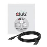 CLUB3D USB-C® Safe Cable 240W No Data 2m Black