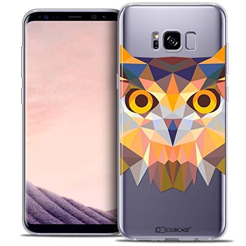 Caseink Beschermhoes voor Samsung Galaxy S8 (G950) [Crystal Gel HD Polygon Serie Animal – zacht – ultradun – bedrukt in Frankrijk]