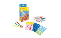 Jovi - Play&Fun Splash klei waterdieren, 10 tabletten à 15 g, 2 sjablonen met uitsparingen en 3 modelleergereedschappen, cadeaus en knutselwerk voor kinderen vanaf 3 jaar