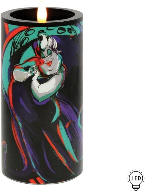 Enesco Disney Home Fragrance - Ursula Black LED Candle