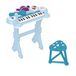 Lexibook Frozen Electronic Keyboard with Seat, Microphone, MP3 Player, Sound Effects, Demo Melodies, Blue/Purple, K707FZLXB