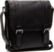 The Chesterfield Brand Adelanto Waxed Pull Up Overslagtas - Zwart