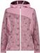 CMP Vrouwelijke waterdichte jas met capuchon, Polyester, 3XL, Roos