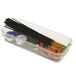 Secret de Gourmet 5Five Keuken lade organizer bakje - Set van 2x stuks - 1-vaks - Tidy Smart serie - kunststof - 9 x 23 x 4,5 cm