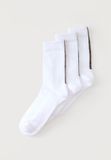 HUGO Chaussettes marron foncé / noir / blanc