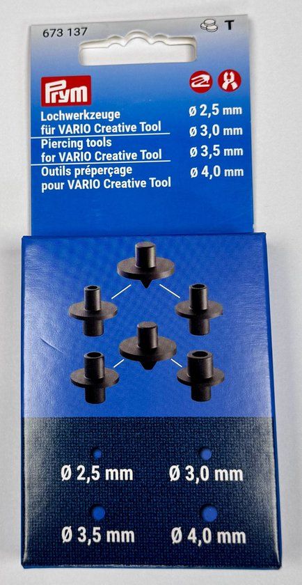 Prym VARIO Creative Tool ponsstempels 2,5-4,0mm 673137