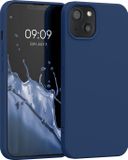 kwmobile telefoonhoesje geschikt voor Apple iPhone 13 - Back cover in marineblauw