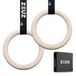 ZEUZ ZEUZ® Houten Turnringen voor Fitness, Crossfit & Calisthenics - Gymnastiek Ringen Hout - Krachttraining - Incl. Ophangbanden & Antislip Tape