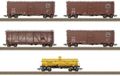 Trix T24915 Goederenwagen DC H0 US goederenwagon-set „Southern Pacific” - 5-delig