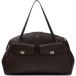 GUESS Blake Dome Travel Tote Brown Logo brun foncé
