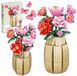 COIL Bloemenboeket Bouwset – Roze Bloemen van Bouwsteentjes – Creatief Bouwen en Decoratie – Cadeau voor Kinderen vanaf 6 Jaar - 550 Onderdelen