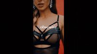 Obsessive Dominna Chemise & Thong Zwart S/M