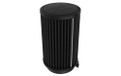 K&N Filtre à air rond Dryflow noir universel, raccord 73 mm, diamètre 102 mm, hauteur 152 mm (RU-3117HBK)