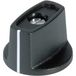 OKW A2440060 A2440060 Bouton rotatif Noir (Ø x h) 40 mm x 16 mm 1 pièce(s)