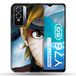 Beschermhoes Vivo Beschermhoes voor Vivo Y76 5G Manga Naruto, wit