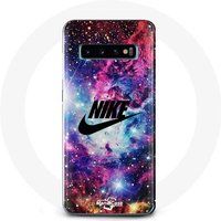 Nike Etui voor Samsung Galaxy S10 Logo Gekleurde Ruimte Maniacase