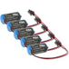 vhbw 5x batterie compatible avec Allen Bradley ControlLogix 5561, ControlLogix 5563, 1756-BA2, ControlLogix 5562 unité de contrôle (1200 mAh, 3 V, Li-MnO2)