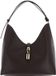 FURLA Leren schoudertas Goccia Hobo Bag Cioccolato donkerbruin