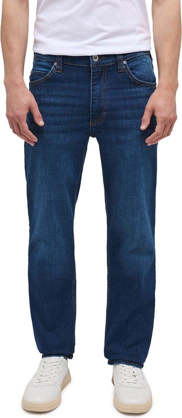 Mustang Tramper Straight Jeans - Men - Blue Denim 843 - W50 / L34