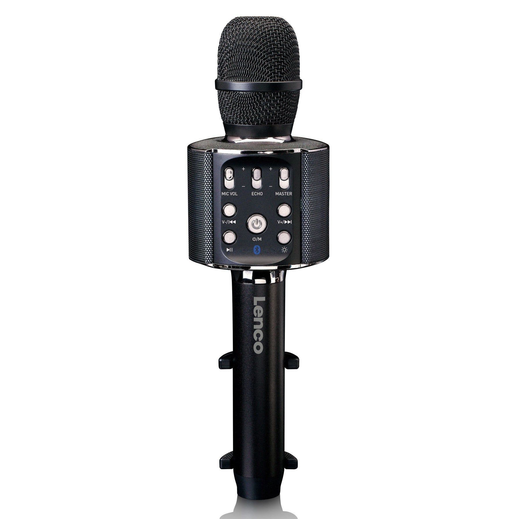 Lenco BMC-090 - Draadloze Karaoke Microfoon - Zwart