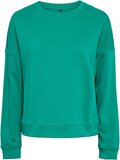 Pieces Dames Sweater - Groen - Loungewear Top - Dames trui zonder print - Maat L