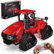 Mould King 18020 Technic, tracteur télécommandé, briques de construction, CASE 600 tracteur à chenilles, tracteur, tondeuse, briques de construction avec moteur, compatible avec d'autres marques (1698 pièces)
