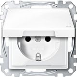 Schneider Electric Merten MEG2414-0319 Schuko-stopcontact met klapdeksel