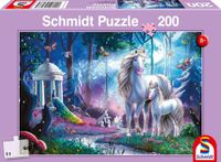 Schmidt - Legpuzzel - Eenhoornmerrie met veulen - 200 stukjes - Kinderen - vanaf 8 jaar
