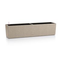 LECHUZA BALCONERA Beige Rectangular Planter - Indoor/Outdoor - 79cm