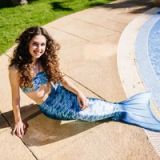 Aquaris Déguisement queue de sirène avec monopalme Aquaris Kuaki Mermaids