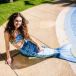 Aquaris Déguisement queue de sirène avec monopalme Aquaris Kuaki Mermaids
