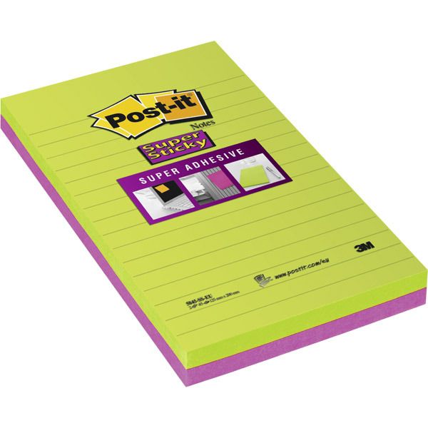 Post-it 5845SS Zelfklevend notitiepapier - groen, paars