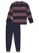 SCHIESSER Nachtkledij ' Nightwear ' donkerblauw / donkerbruin