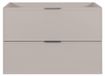 3E 3xE living.com Kaschmir Badkamermeubel met zilverkleurige handgreep, 46 x 80 x 57 cm