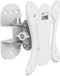 PureMounts® tv-beugel, Vesa 100x100, wandafstand: 7,5 cm, draagvermogen 25 kg, kantelbaar 3°/-12°, draaibaar 25°/-25°, wit