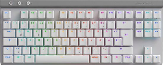 Logitech G G515 LIGHTSPEED TKL QWERTZ Wit