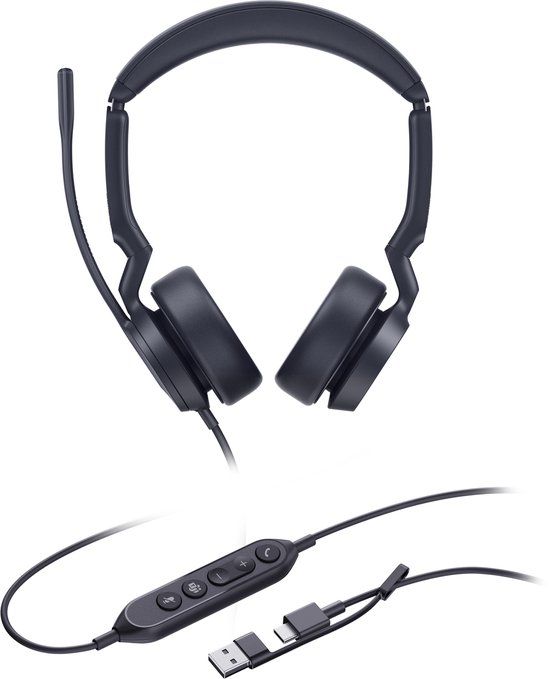 Yealink UH44 Dual Teams USB-C/A - headset
