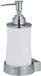 Spirella Sydney Zeepdispenser met Zeephouder – Badkamer Zeeppomp Houder met Modern Design voor bij de Wastafel