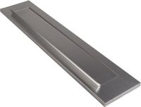 Ami Briefplaat met veer - type DL 400 - aluminium - 400x73mm
