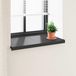 Cadre de fenêtre noir avec grain de bois 80 x 50 x 4,5 cm PVC