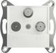 Schneider Electric Asfora TV-SAT-SAT, WCD, zonder frame, WIT