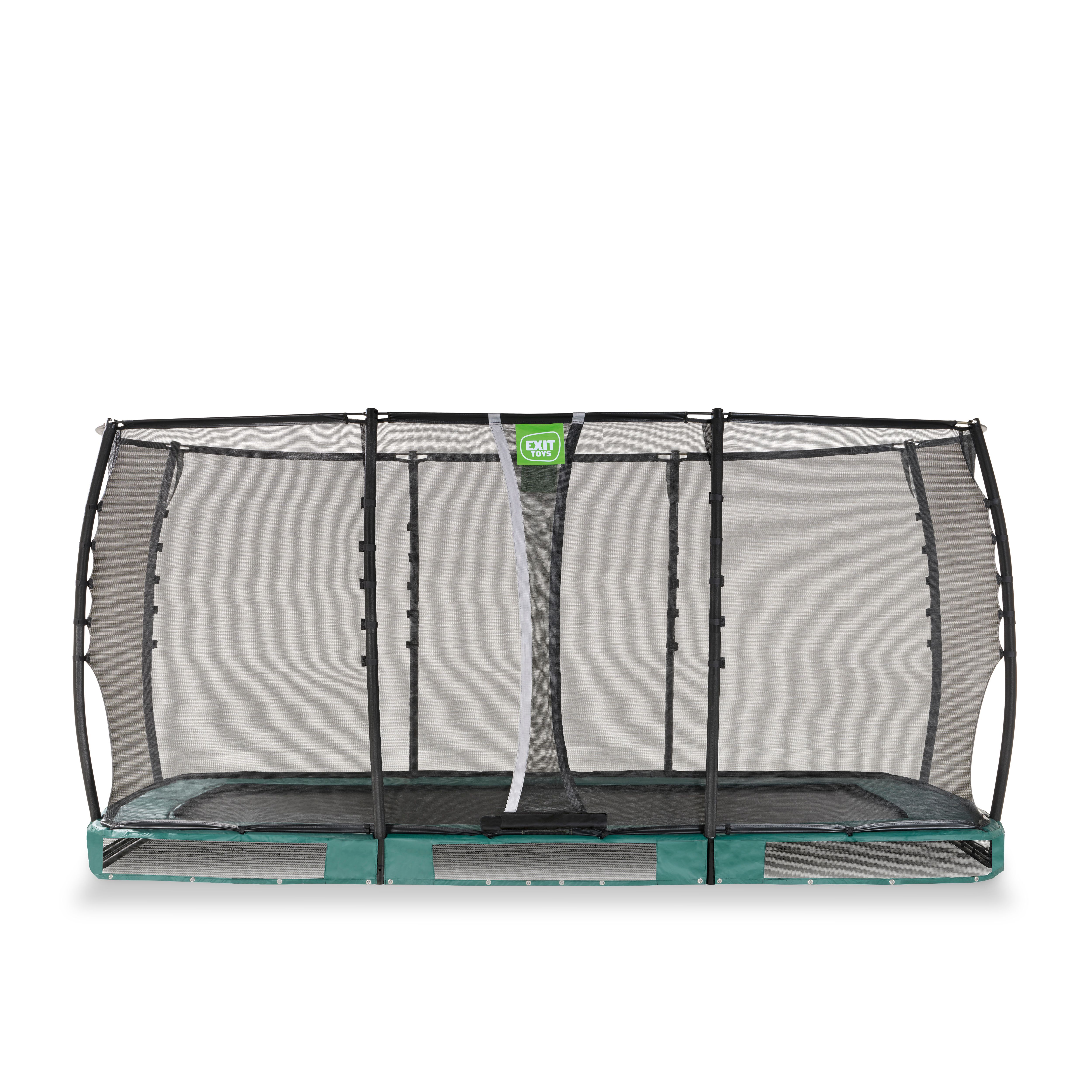 Exit Allure Premium Inground Trampoline - 244x427cm - Groen