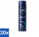 NIVEA MEN Deospray Deep Beat - 150 ml - Voordeelverpakking - 20 stuks